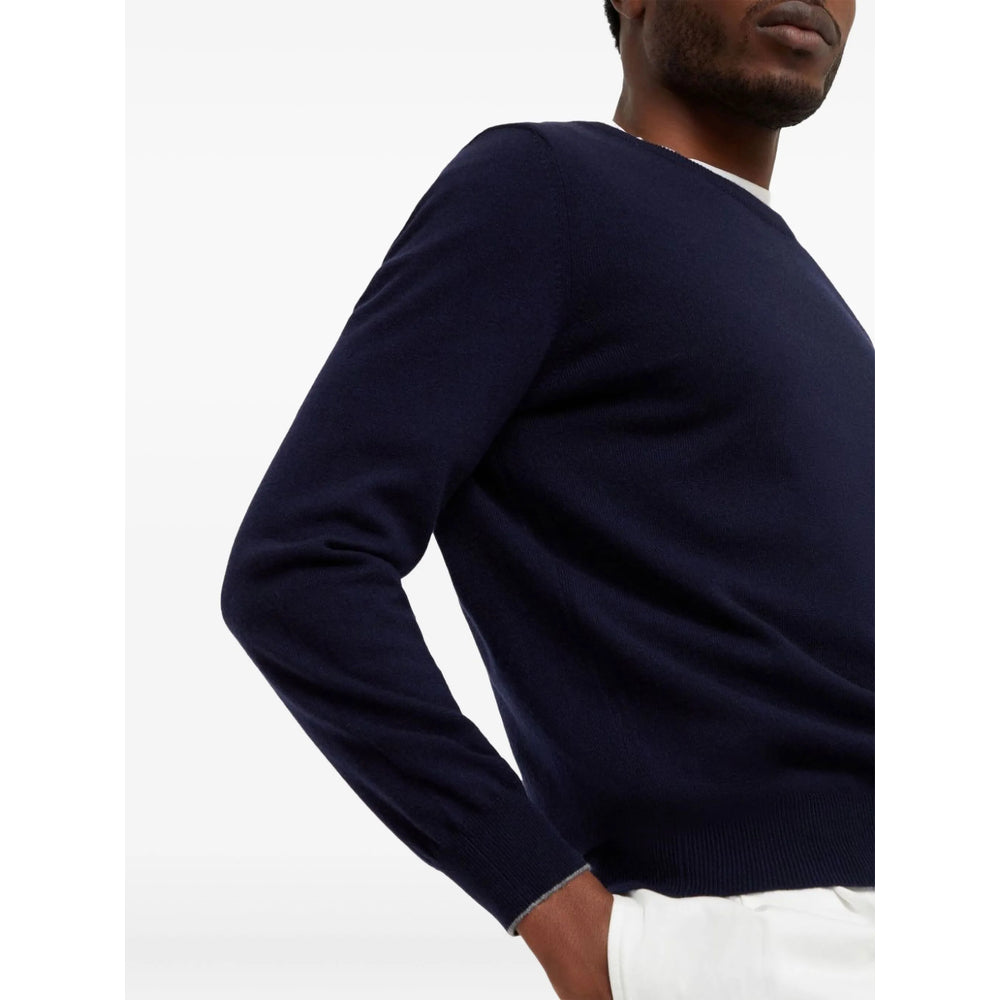Brunello Cucinelli Blue Sweaters & Knitwear - Jumpers Men