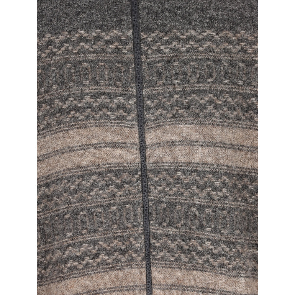 Brunello Cucinelli Grey Sweaters & Knitwear - Cardigans Men