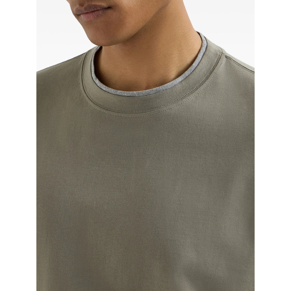 Brunello Cucinelli Grey T-Shirts & Vests - T-Shirts Men
