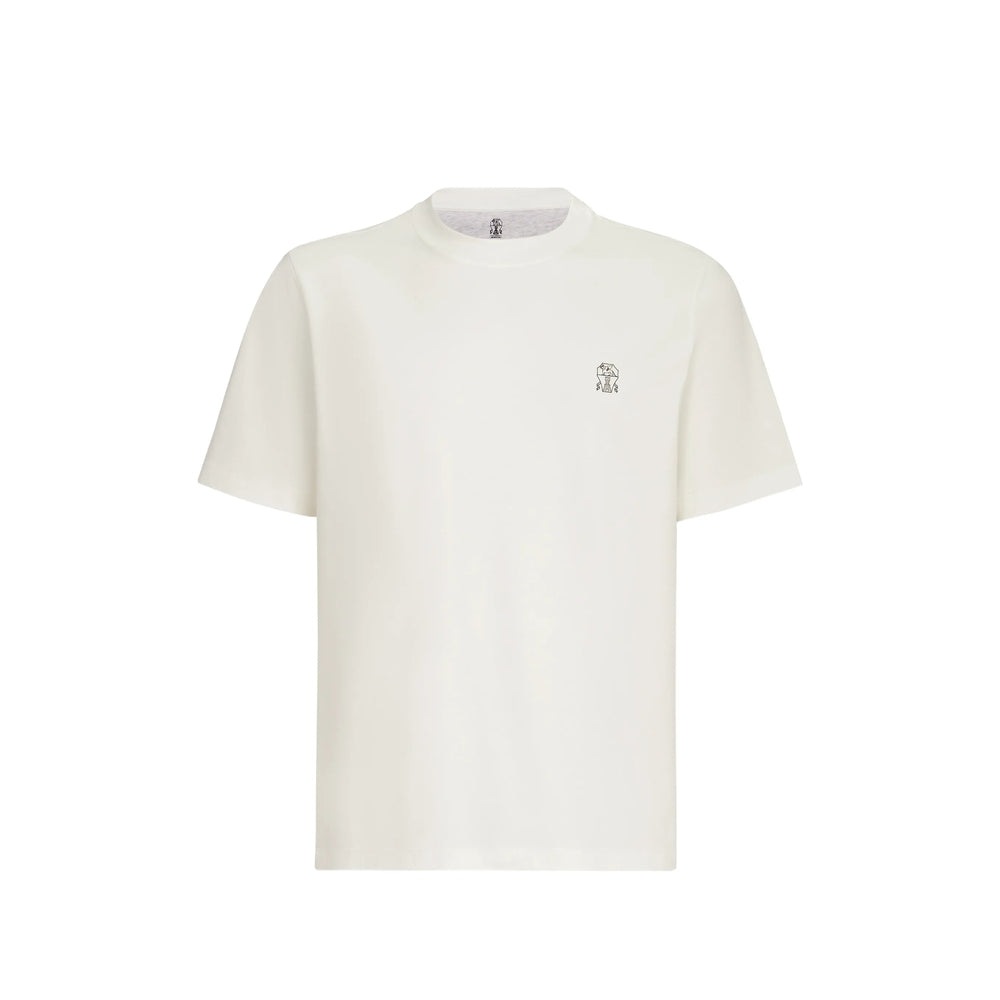 Brunello Cucinelli White T-Shirts & Vests - T-Shirts Men