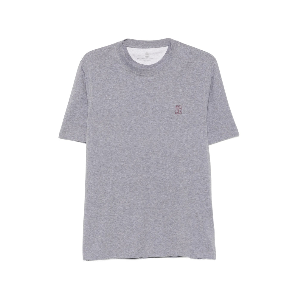 Brunello Cucinelli Grey T-Shirts & Vests - T-Shirts Men