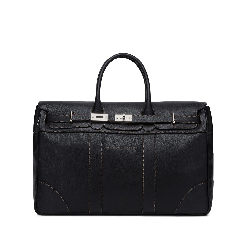 Brunello Cucinelli Black Luggage & Holdalls Men