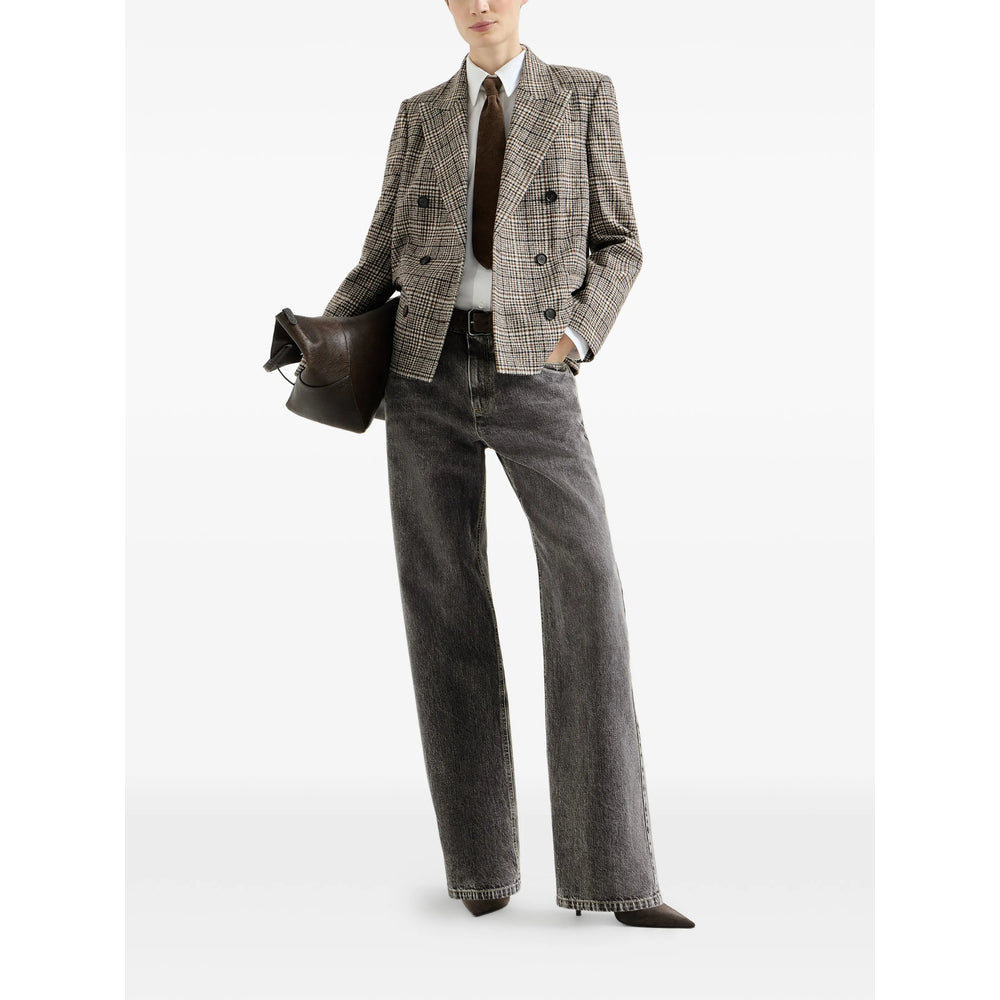 Brunello Cucinelli Brown Jackets - Blazers Women