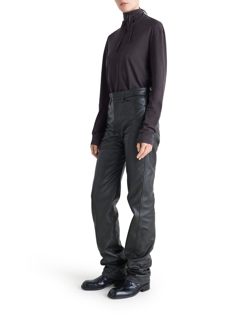 Lemaire Women Long Sleeve Foulard Top In Jersey