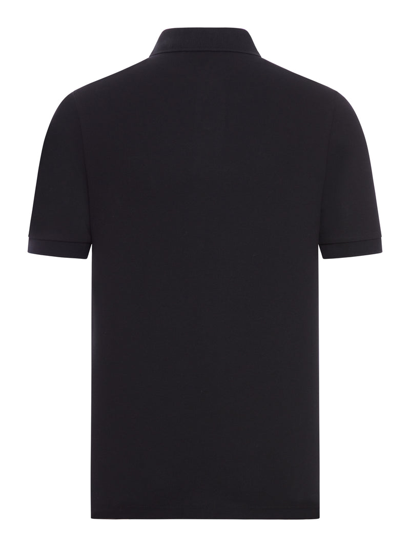 Stone Island Men Cotton Polo Shirt With Logo Patch