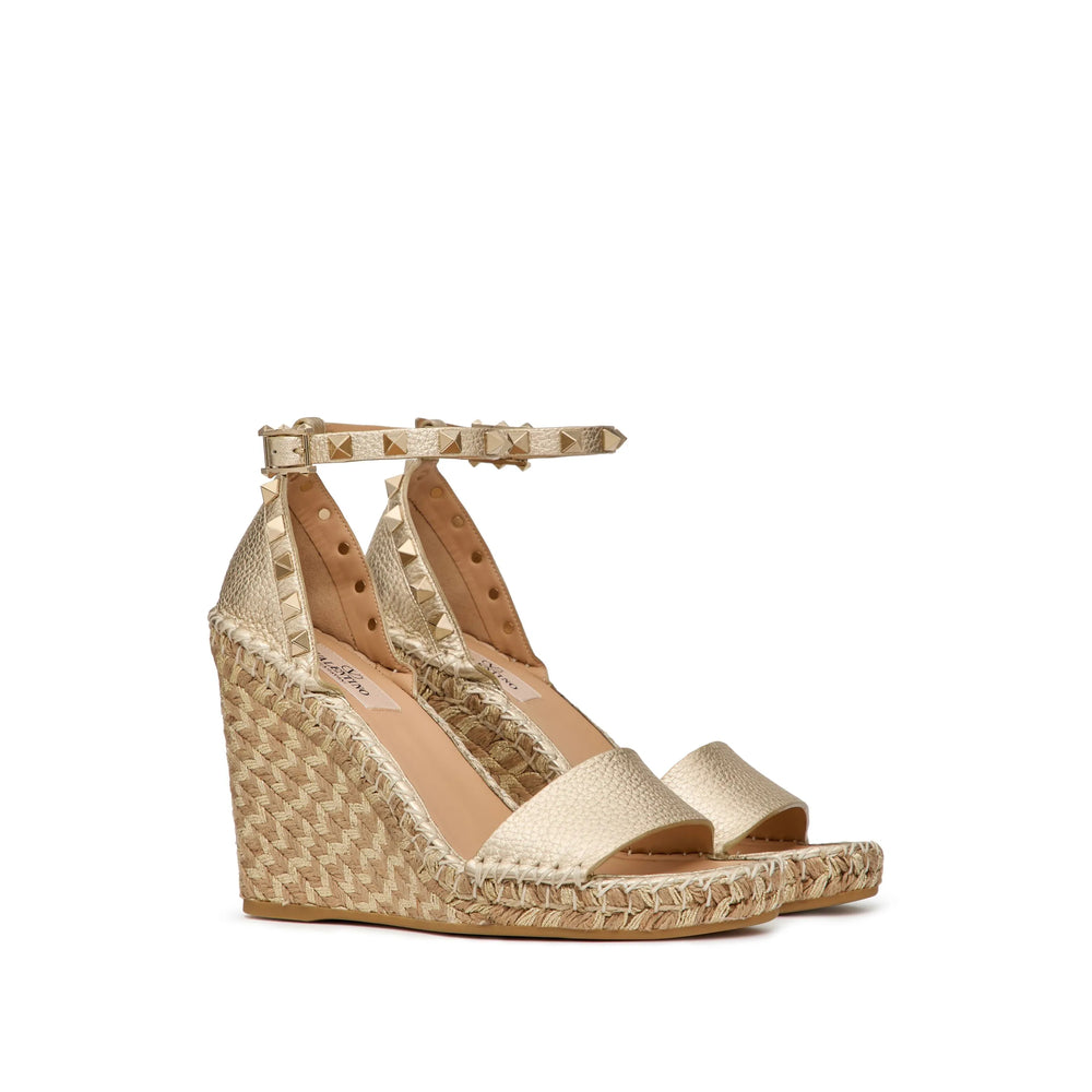 Valentino Garavani Gold Espadrilles Women