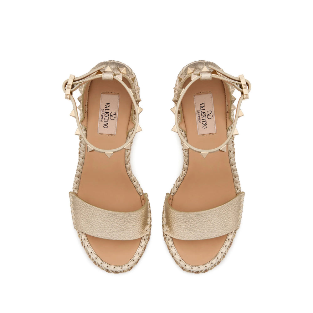 Valentino Garavani Gold Espadrilles Women