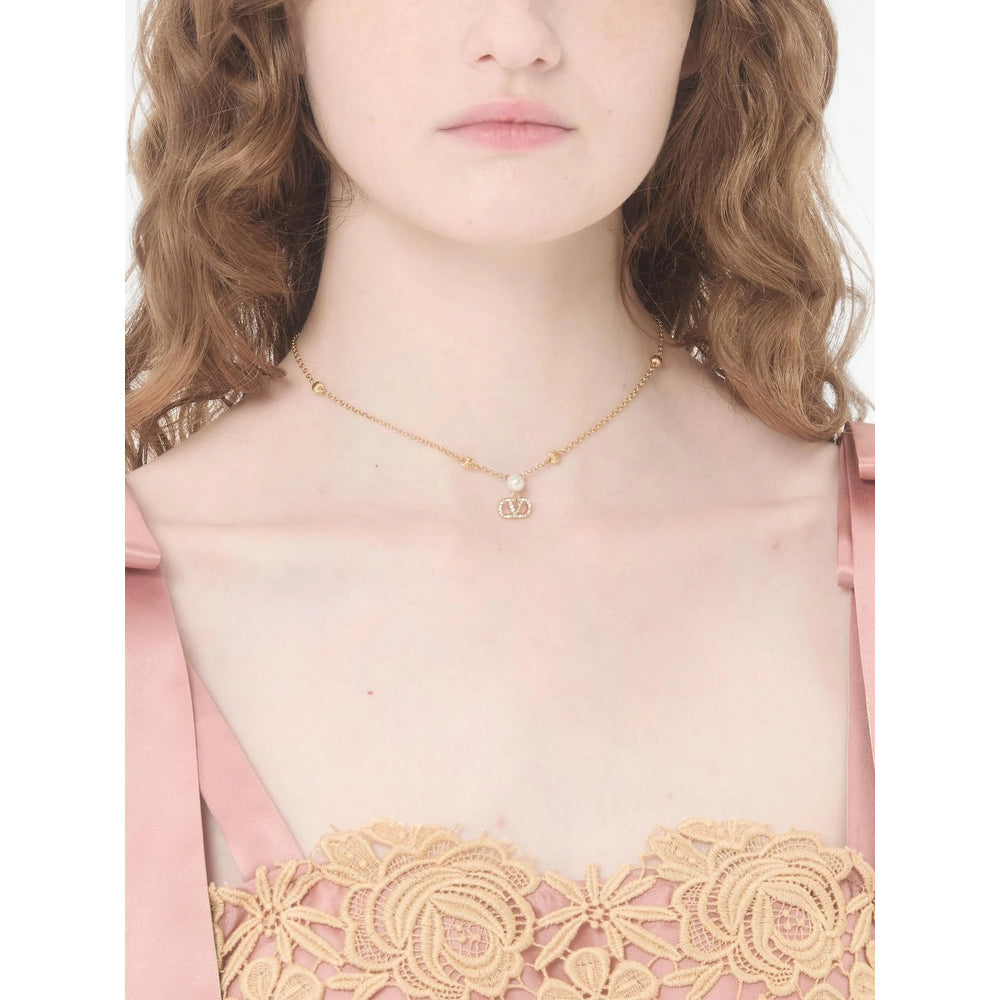 Valentino Garavani Gold Necklaces Women