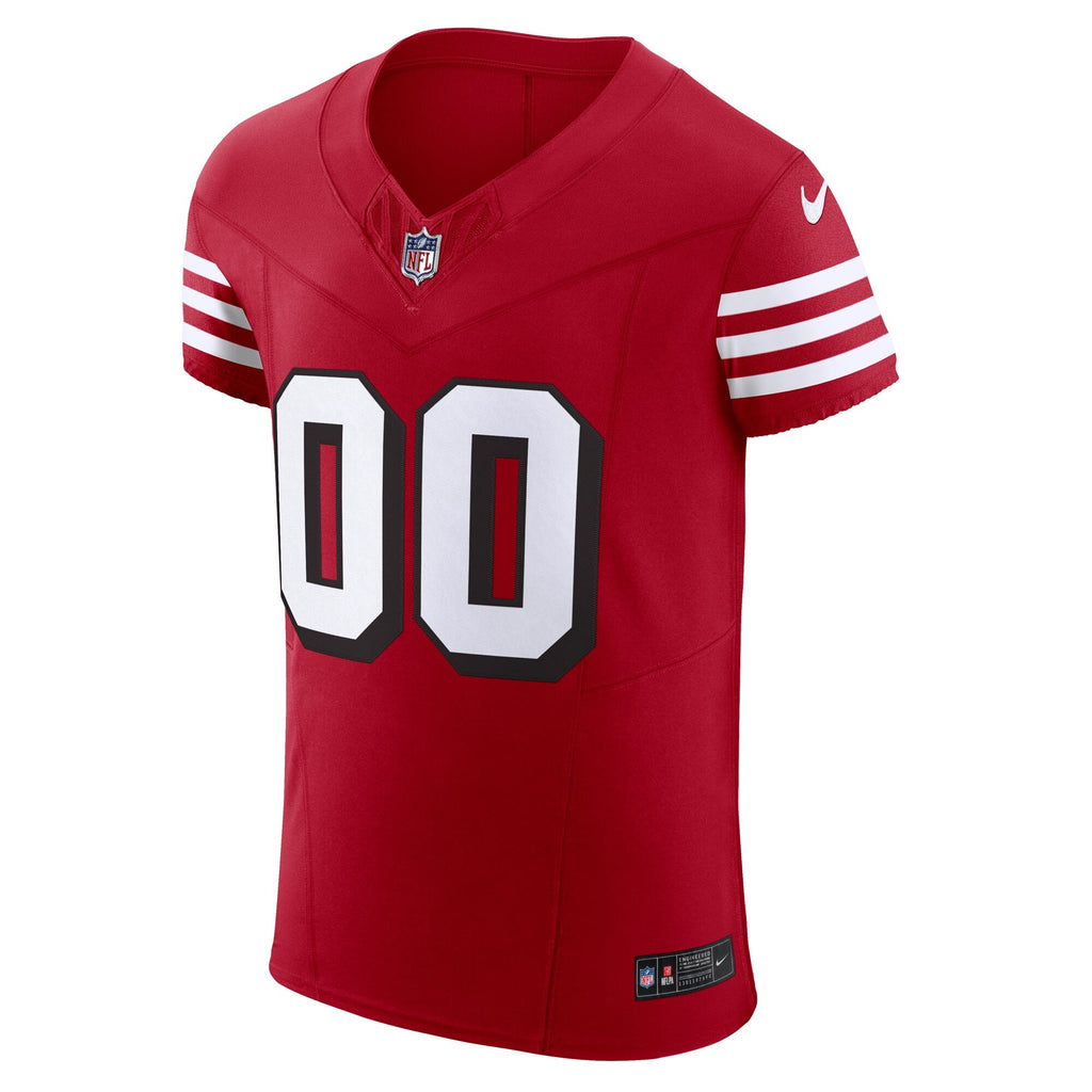 San Francisco 49ers Scarlet Alternate Vapor F.U.S.E. Elite Custom Jersey