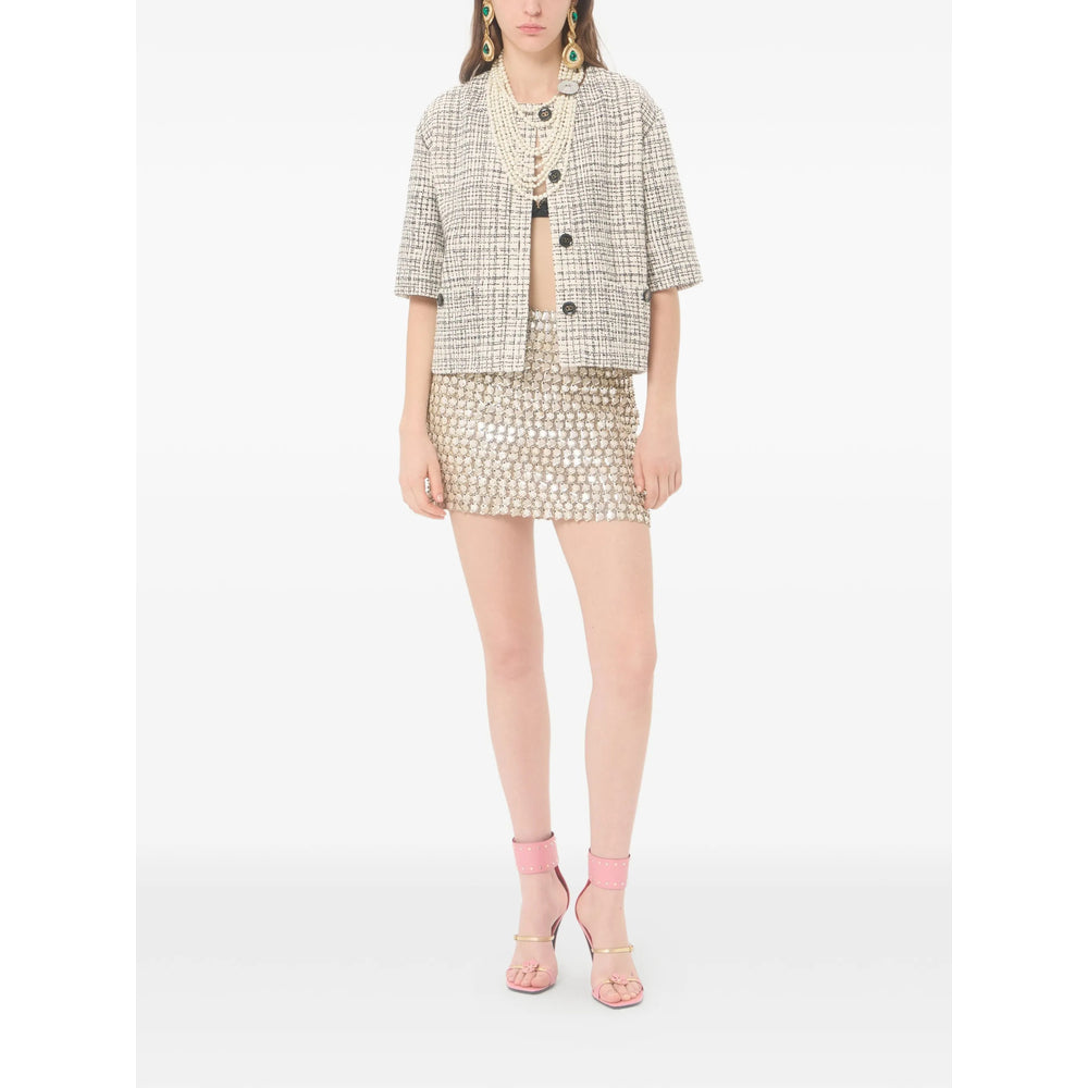 Valentino Neutrals Jackets - Tweed Jackets Women
