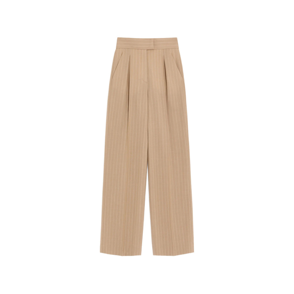Valentino Neutrals Trousers - Straight Trousers Women