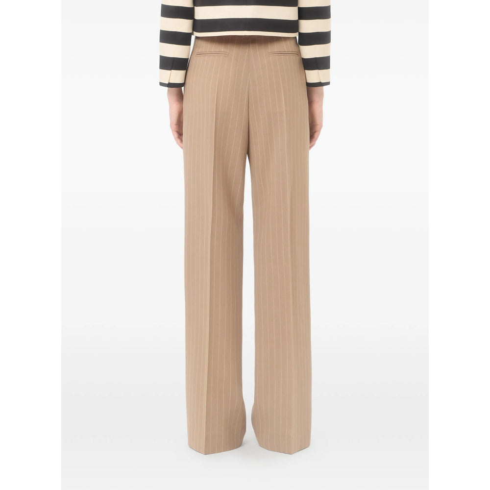 Valentino Neutrals Trousers - Straight Trousers Women