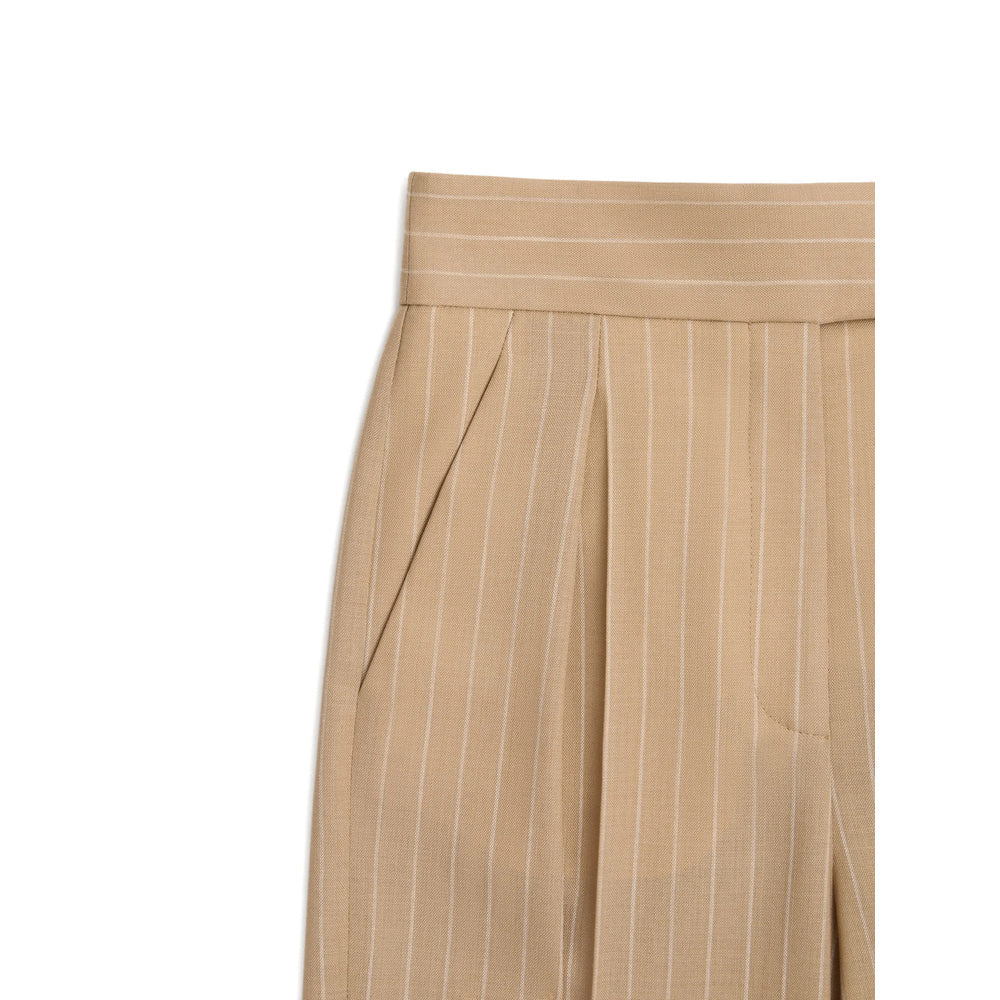 Valentino Neutrals Trousers - Straight Trousers Women