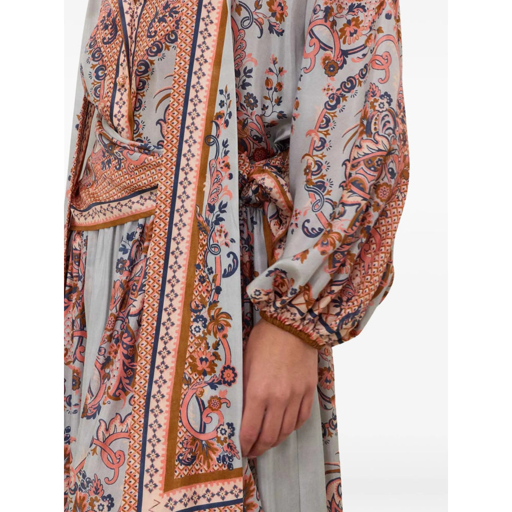 Zimmermann Blue Trousers - Palazzo Pants Women