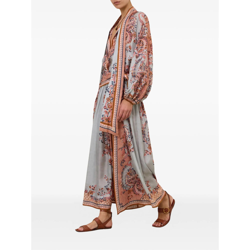 Zimmermann Blue Trousers - Palazzo Pants Women