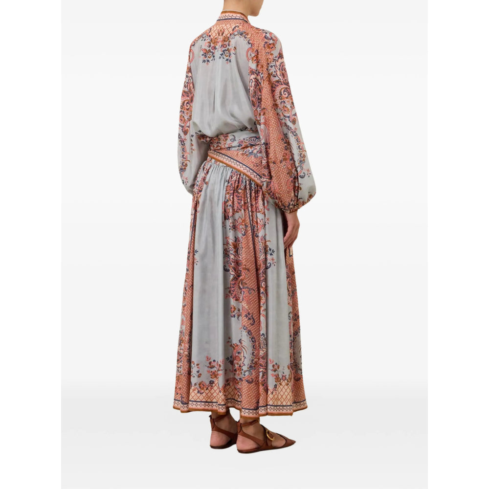Zimmermann Blue Trousers - Palazzo Pants Women