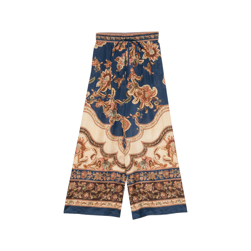 Zimmermann Blue Trousers - Palazzo Pants Women