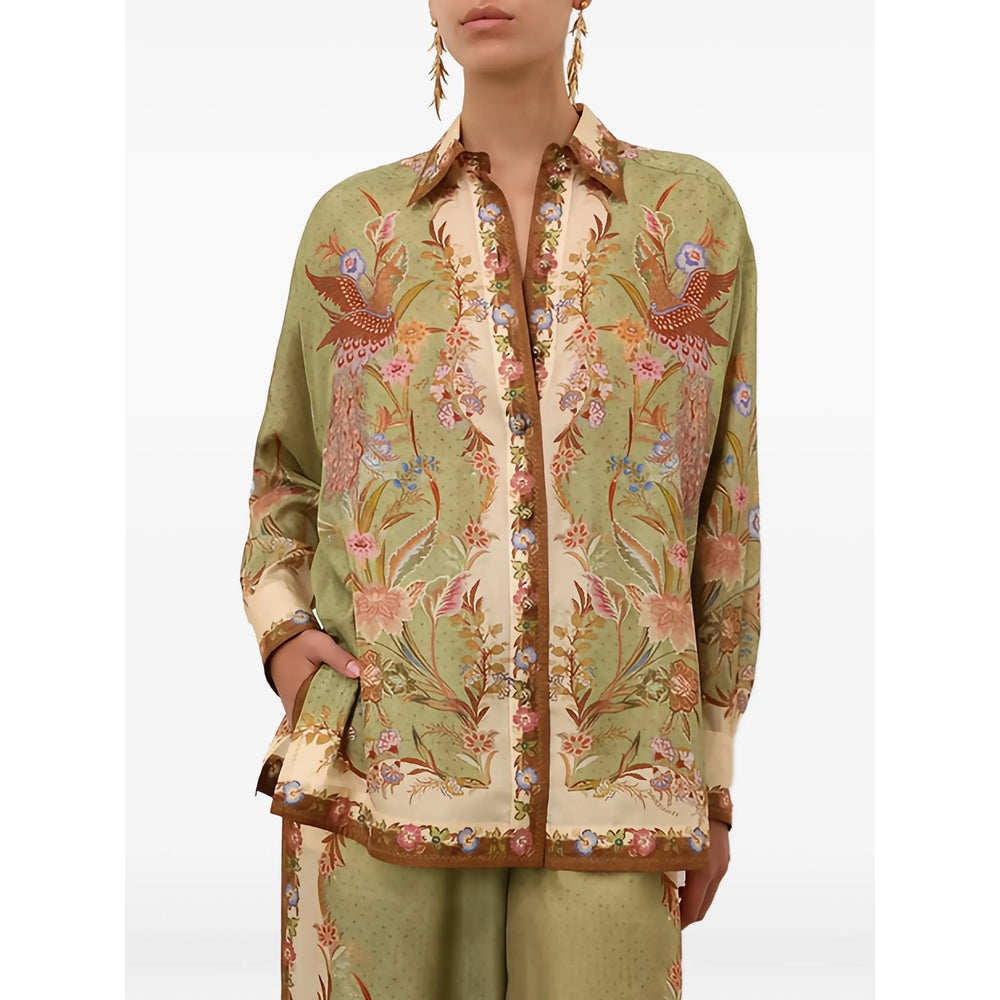 Zimmermann Green Tops - Shirts Women