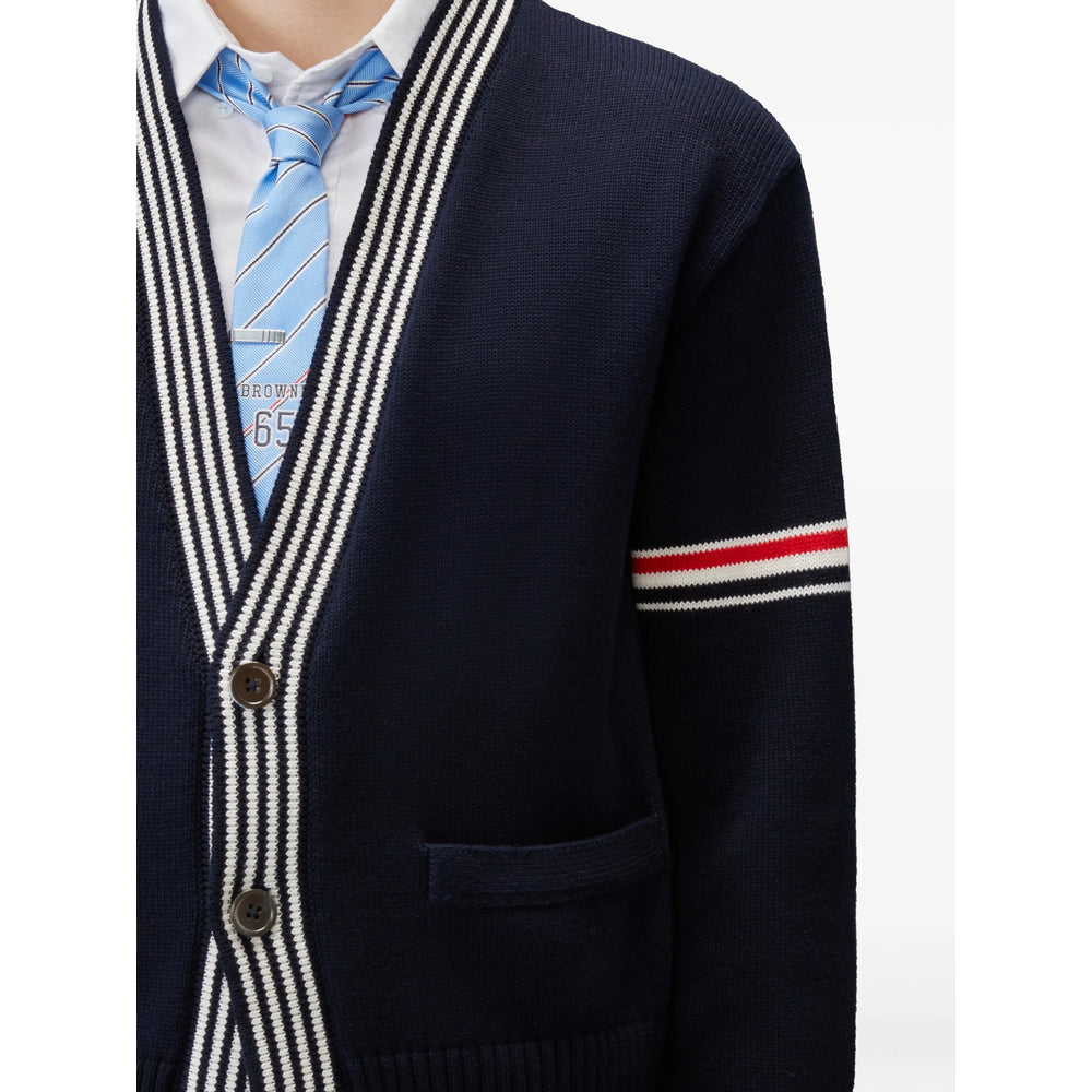 Thom Browne Blue Sweaters & Knitwear - Cardigans Men