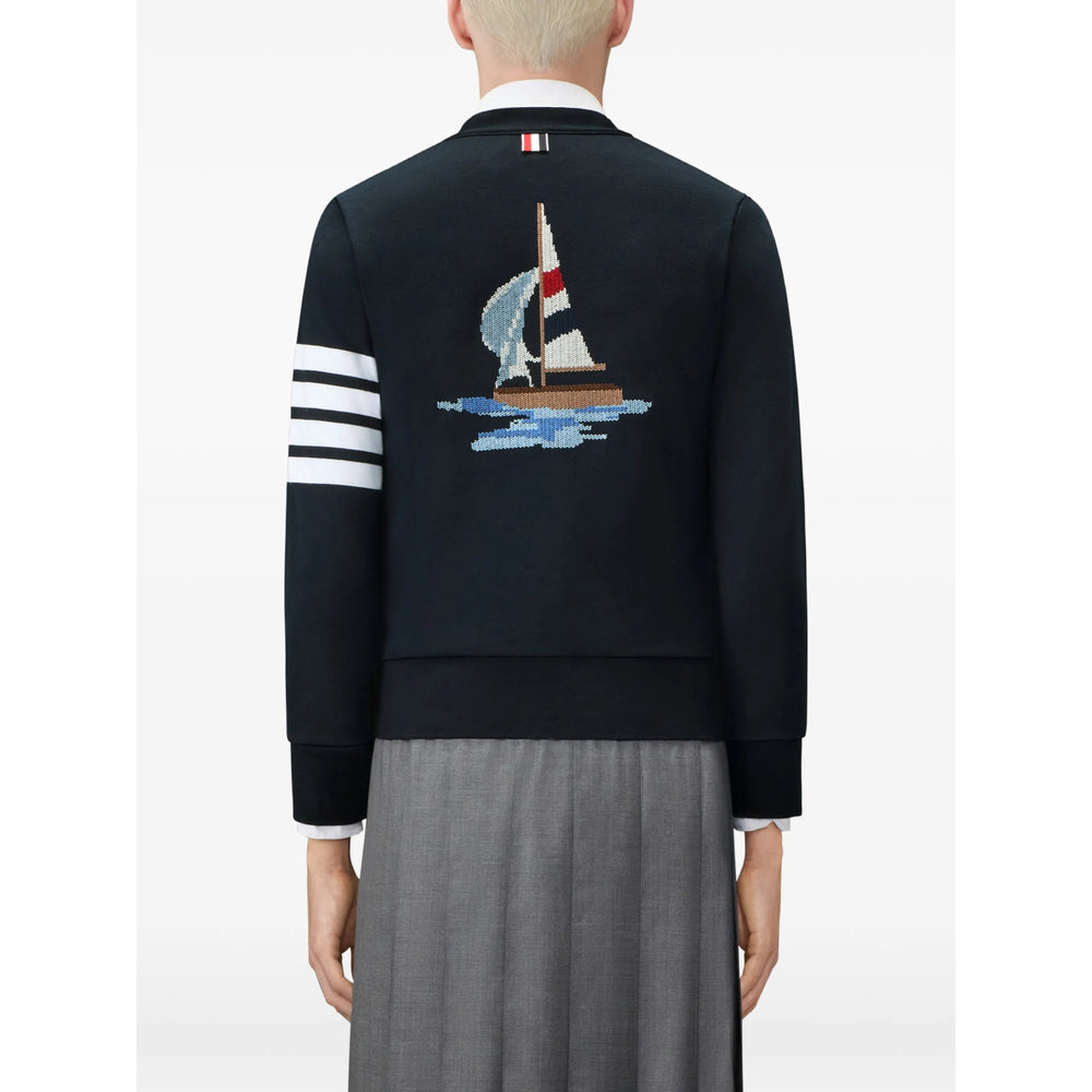 Thom Browne Blue Sweaters & Knitwear - Cardigans Men