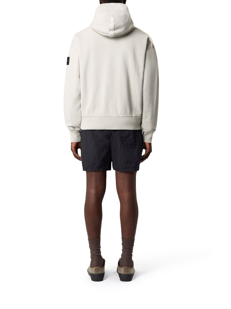 Stone Island Men Black Compass Logo Swimsuit