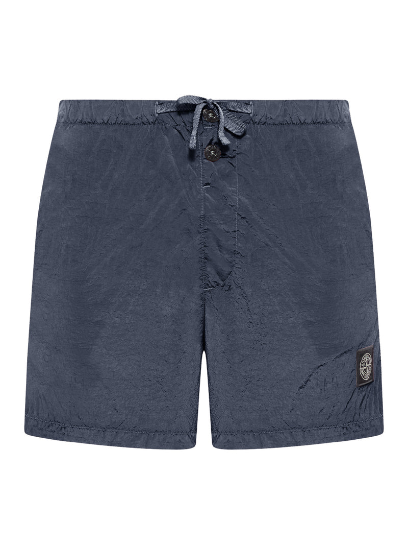Stone Island Men Compass Logo Swimsuit