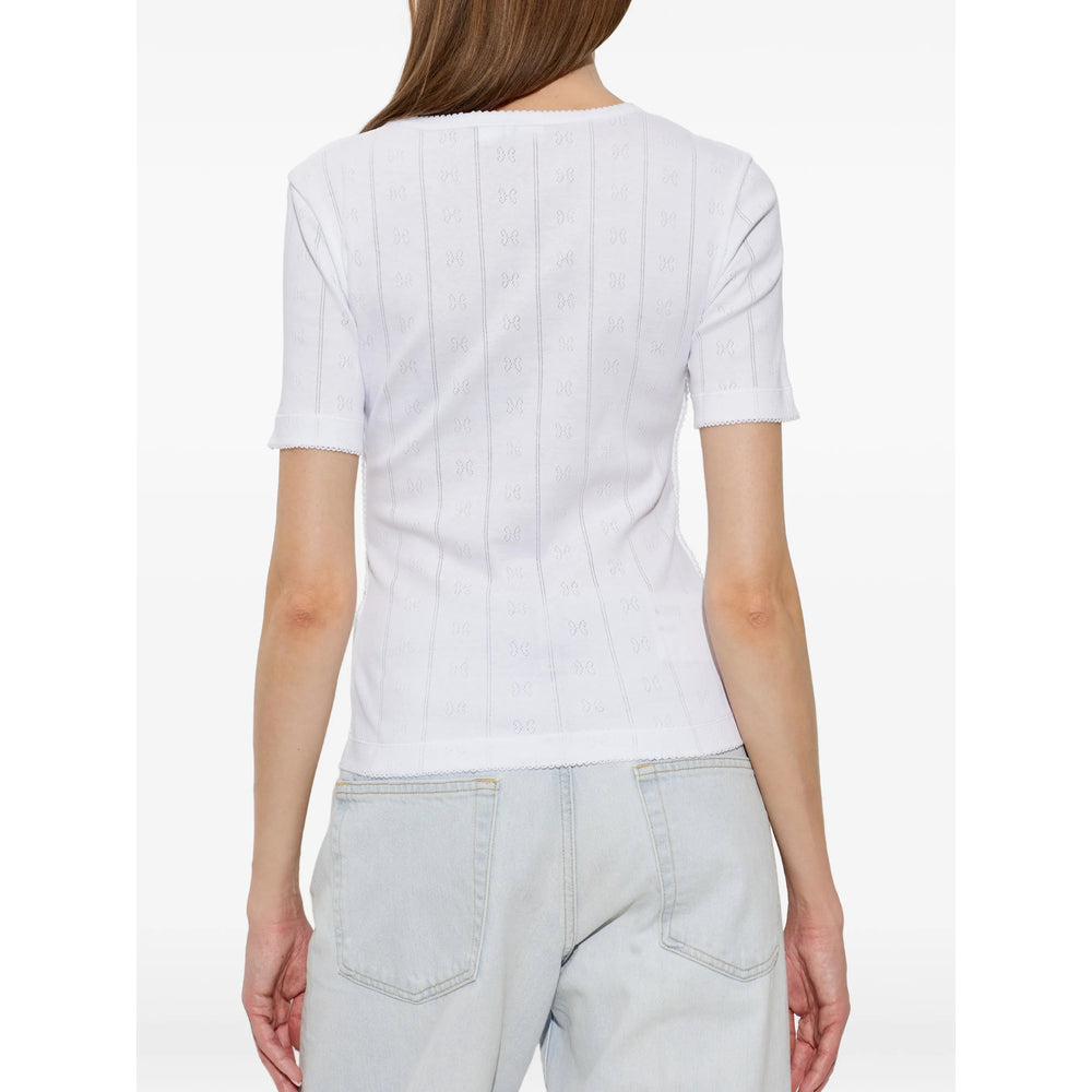 Ganni White Tops - T-Shirts & Jerseys Women