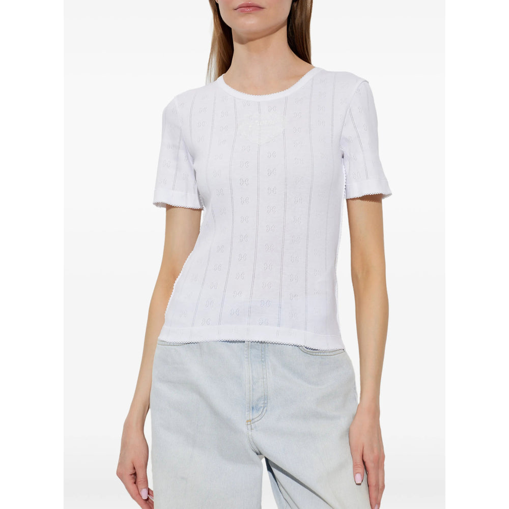 Ganni White Tops - T-Shirts & Jerseys Women