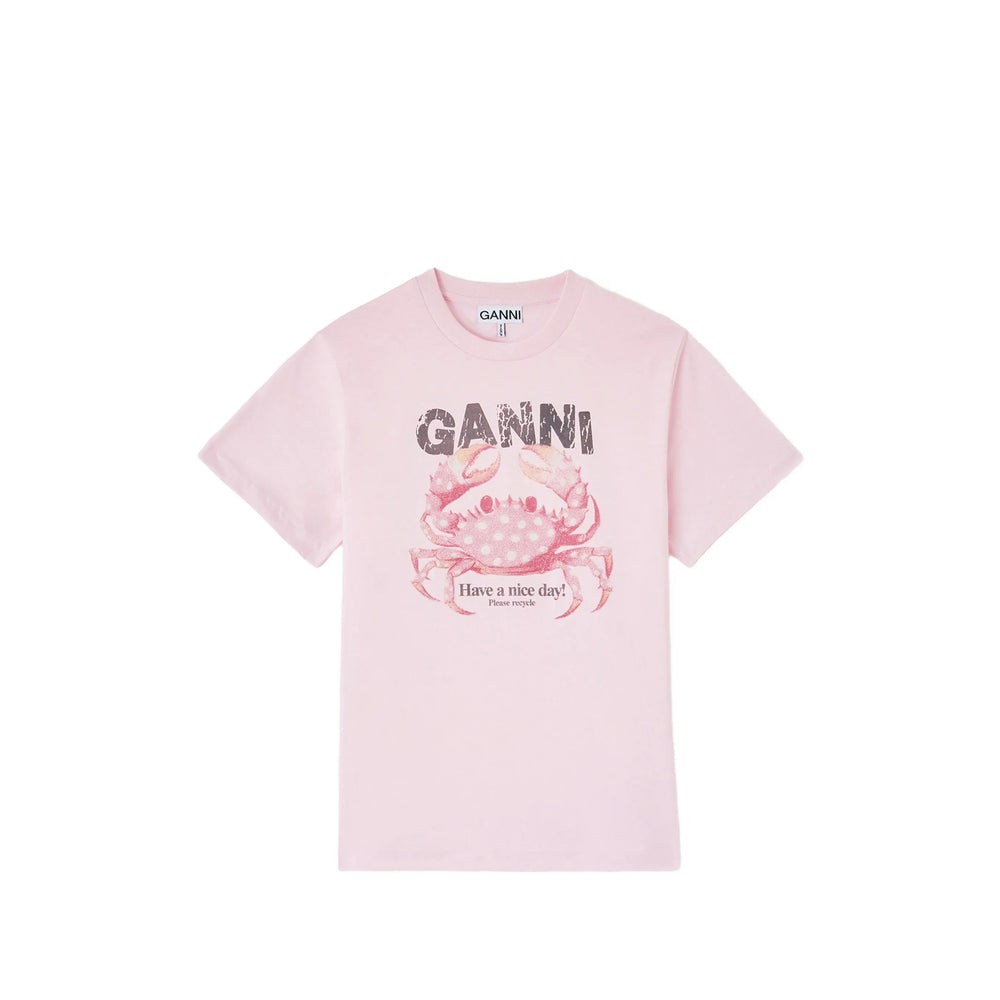 Ganni Pink Tops - T-Shirts & Jerseys Women