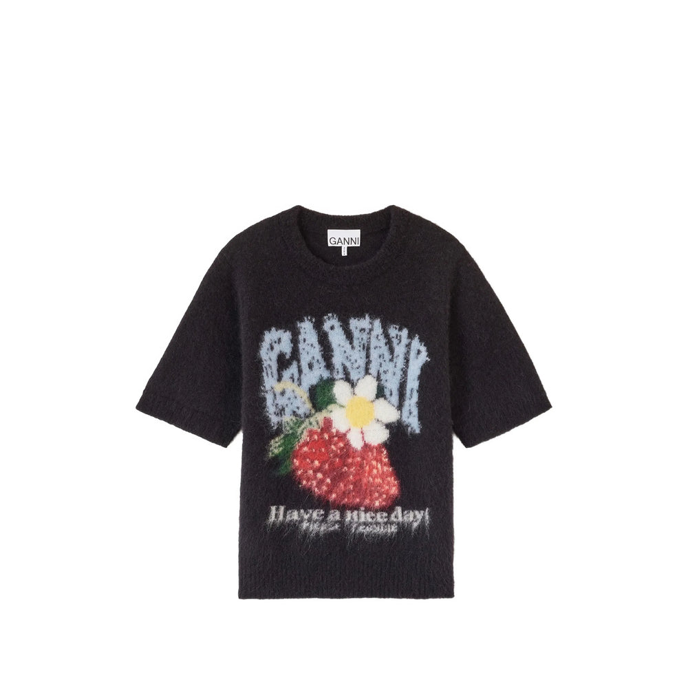 Ganni Black Knitwear - Jumpers Women