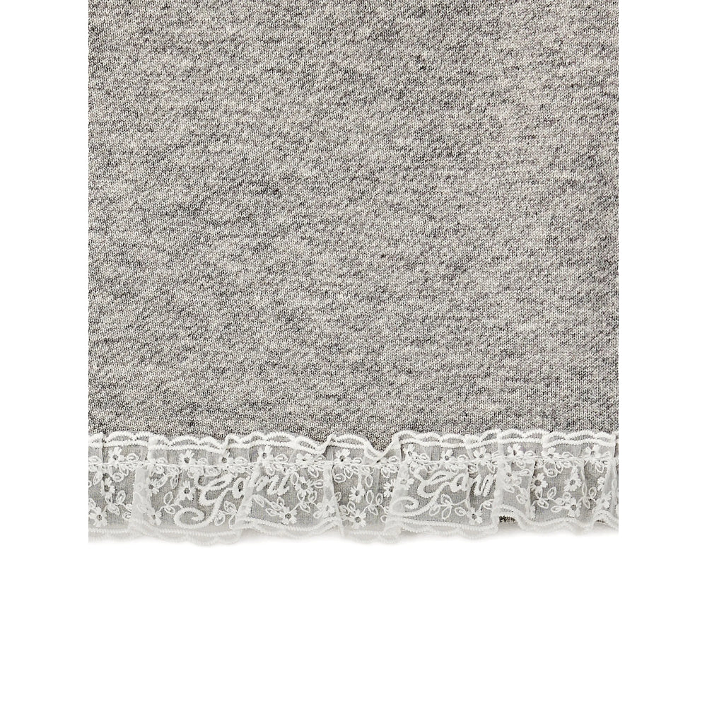 Ganni Grey Shorts - Mini Shorts Women