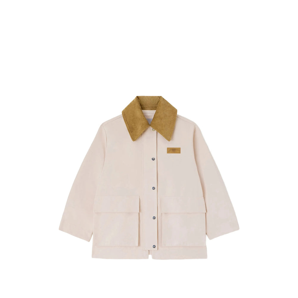 Ganni Neutrals Jackets - Oversized Jackets Women