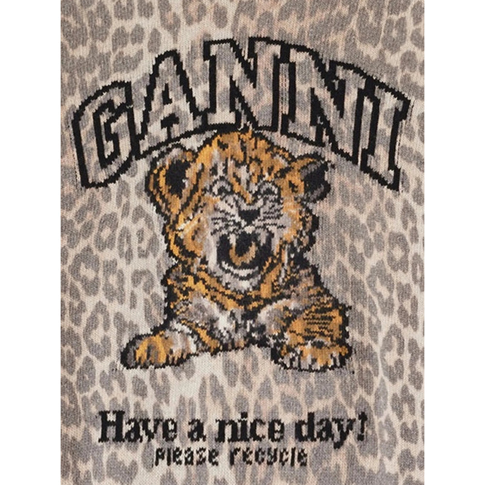 Ganni Neutrals Knitwear - Jumpers Women