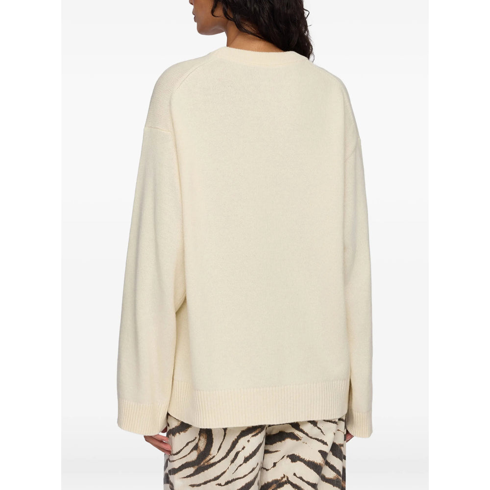Ganni Neutrals Knitwear - Jumpers Women