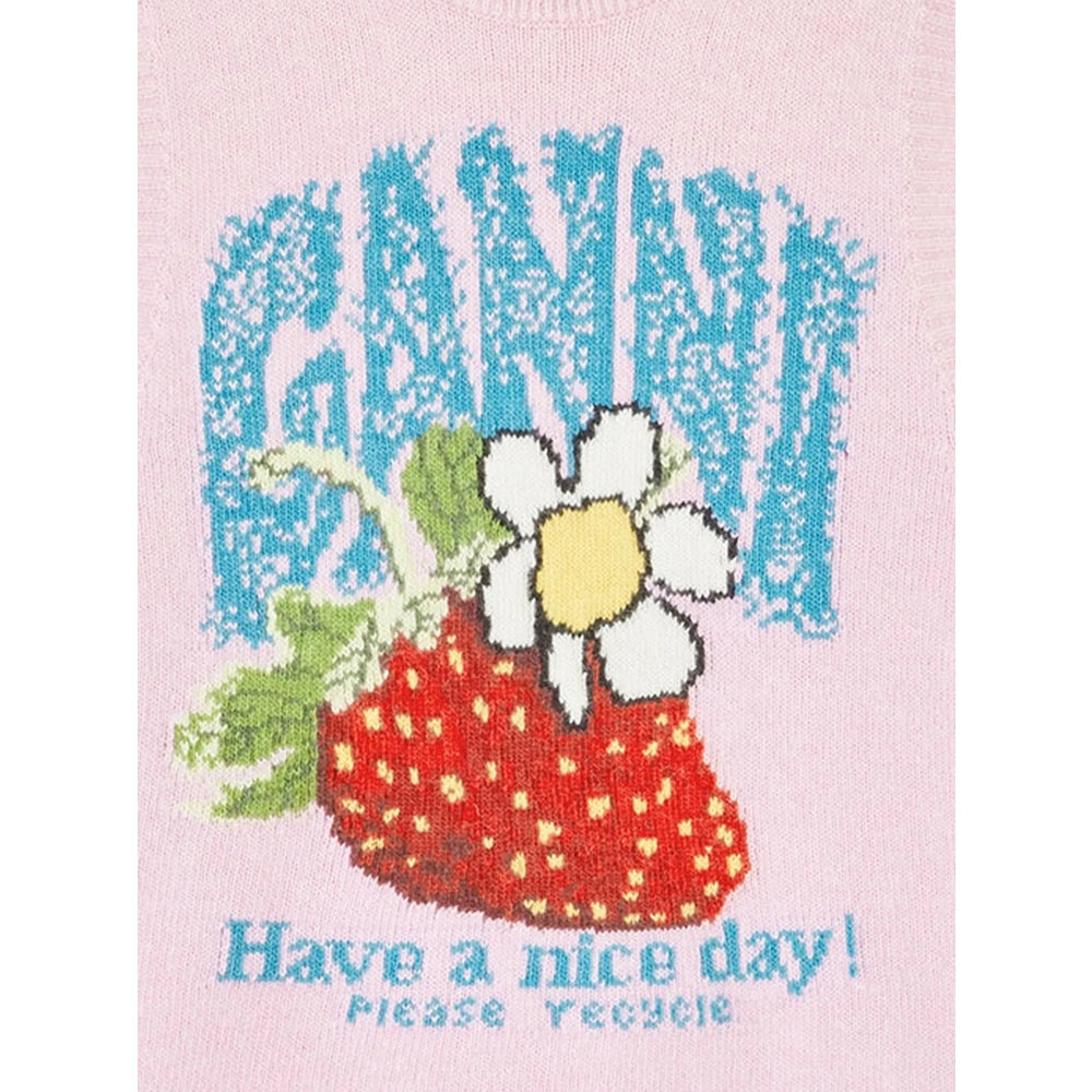 Ganni Pink Knitwear - Jumpers Women