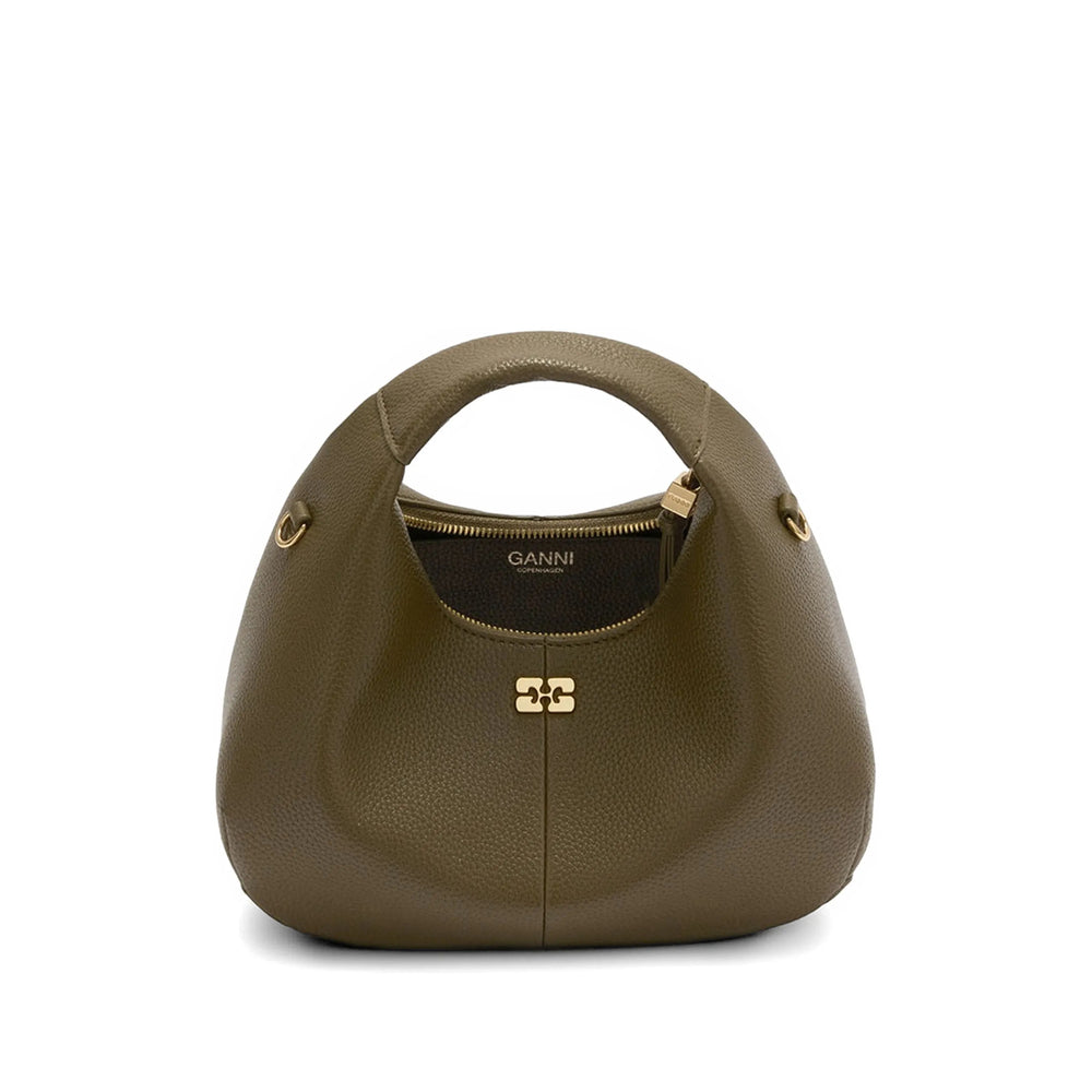 Ganni Green Tote Bags Women