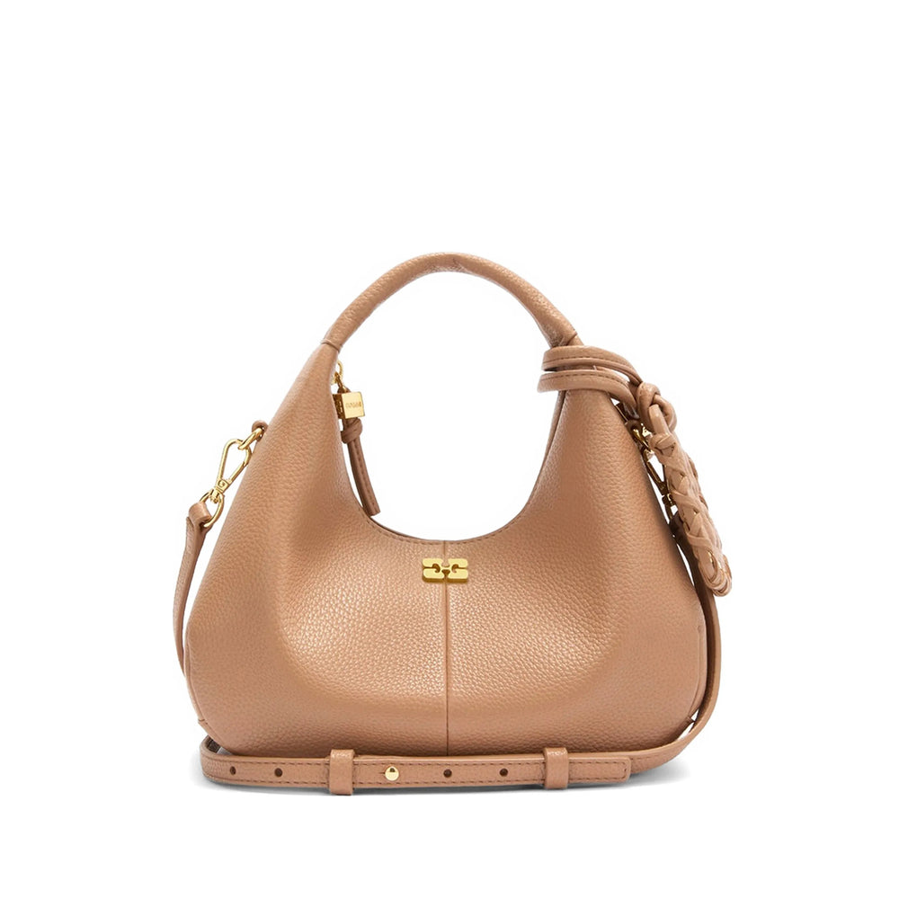 Ganni Brown Tote Bags Women