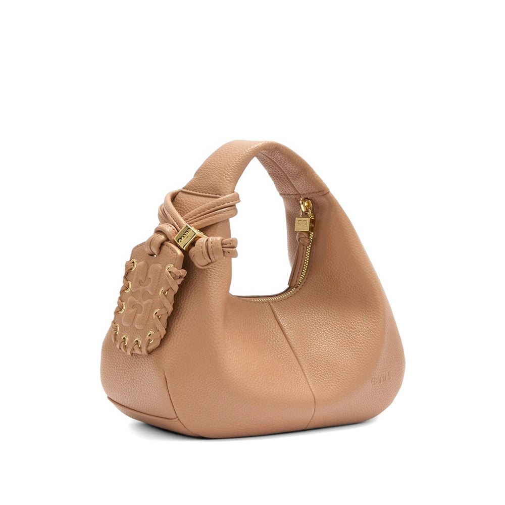 Ganni Brown Tote Bags Women