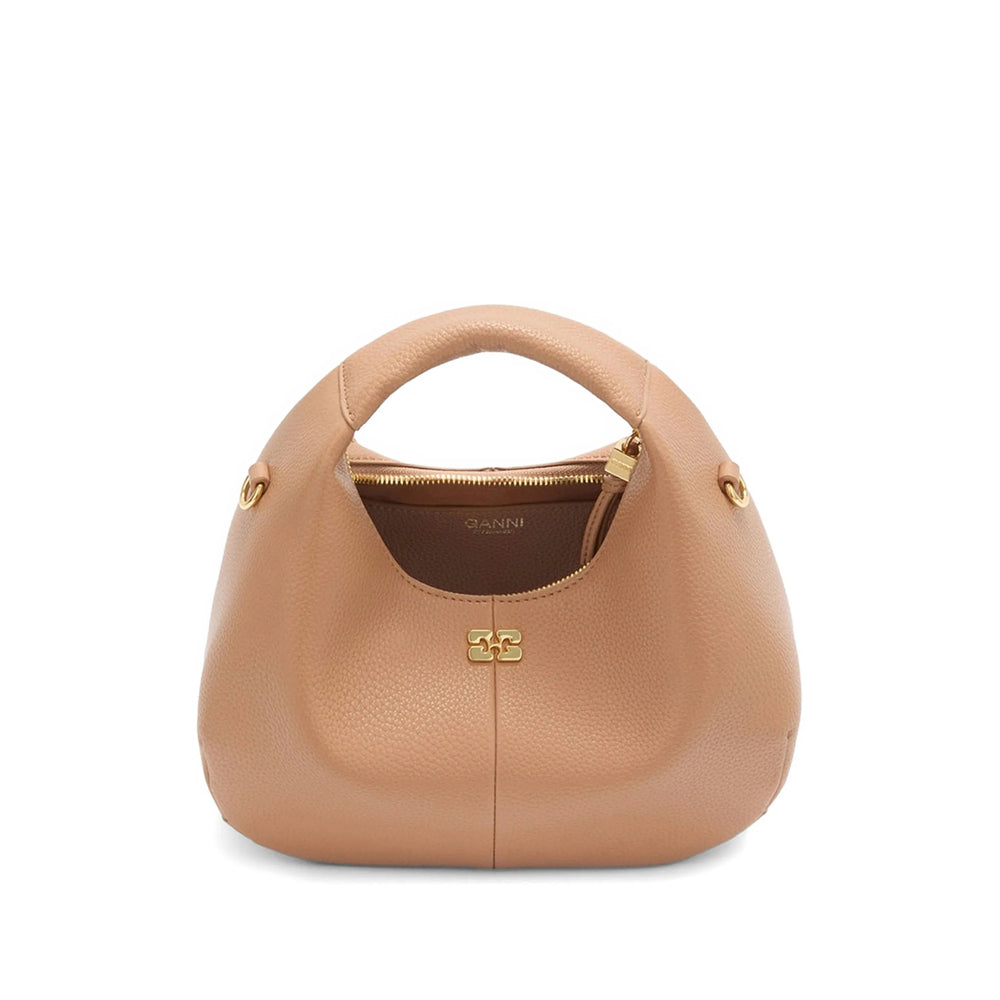 Ganni Brown Tote Bags Women