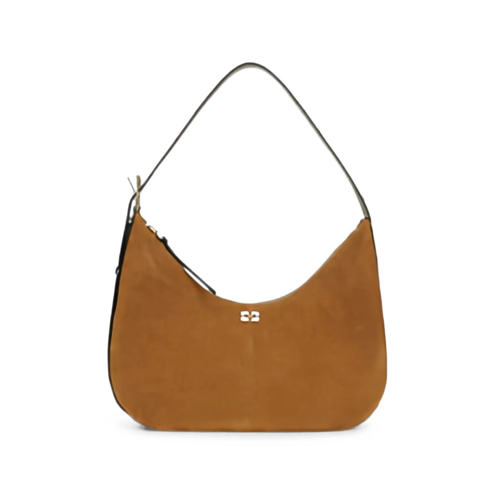 Ganni Brown Shoulder Bags Women