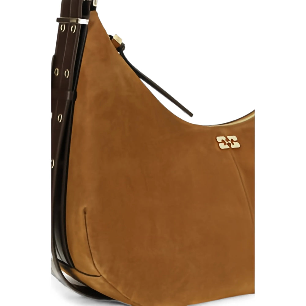 Ganni Brown Shoulder Bags Women