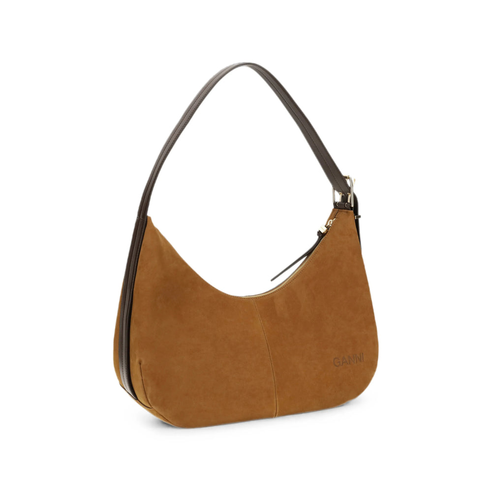 Ganni Brown Shoulder Bags Women
