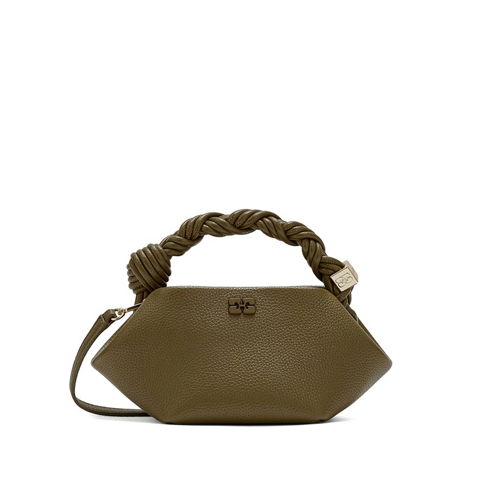 Ganni Green Tote Bags Women