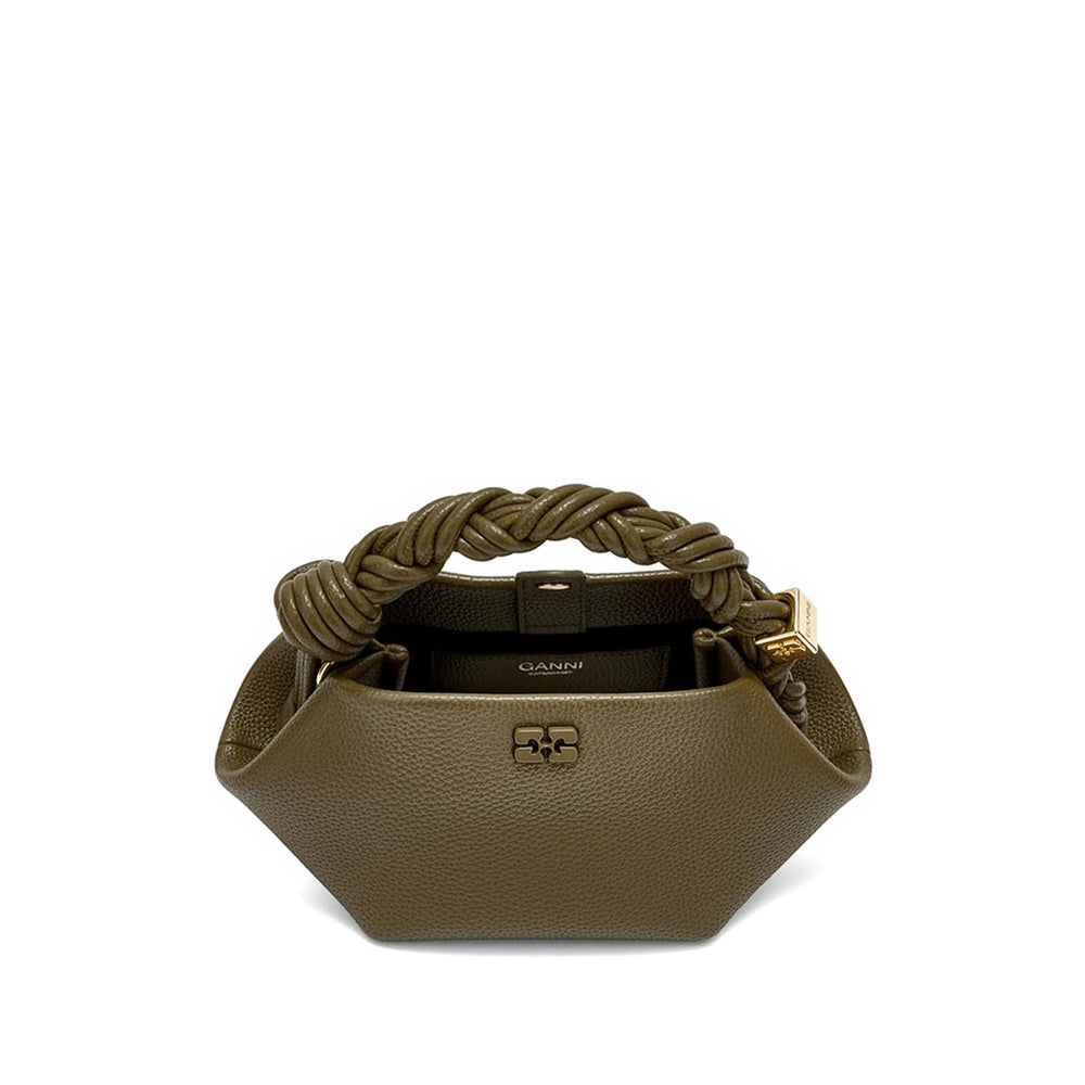 Ganni Green Tote Bags Women