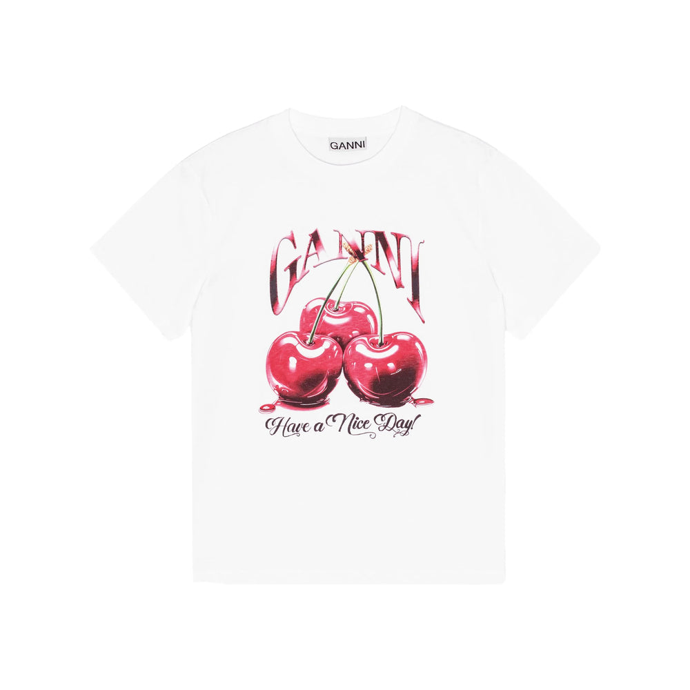 Ganni White Tops - T-Shirts & Jerseys Women
