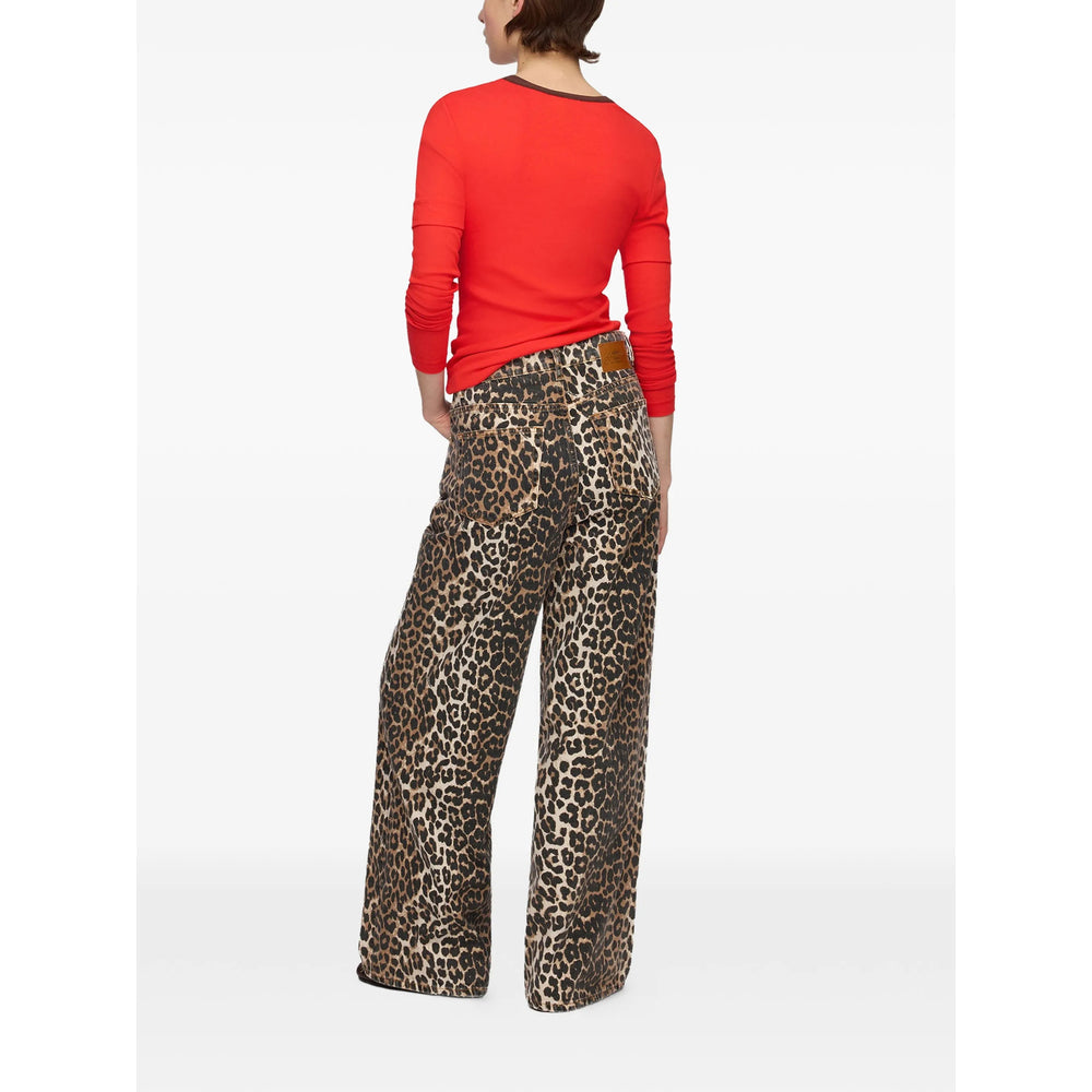 Ganni Red Tops - T-Shirts & Jerseys Women