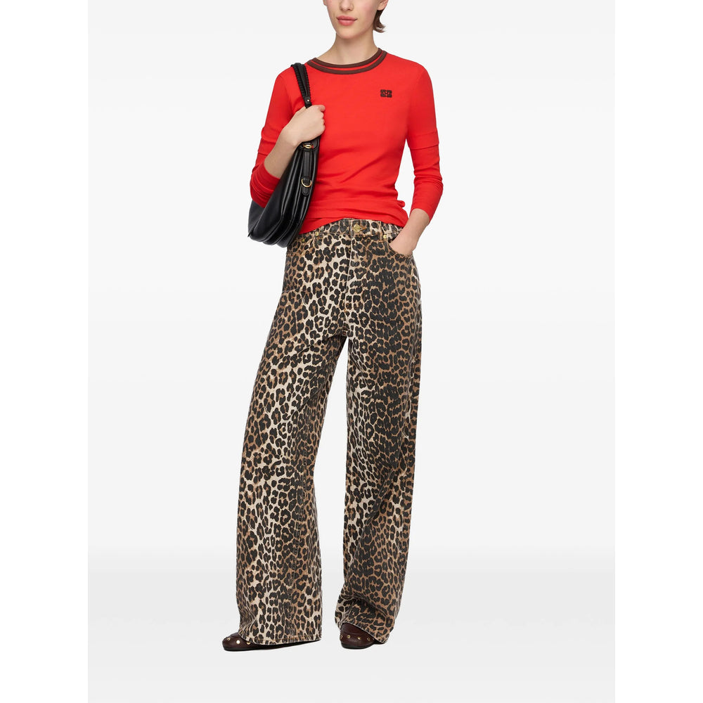 Ganni Red Tops - T-Shirts & Jerseys Women