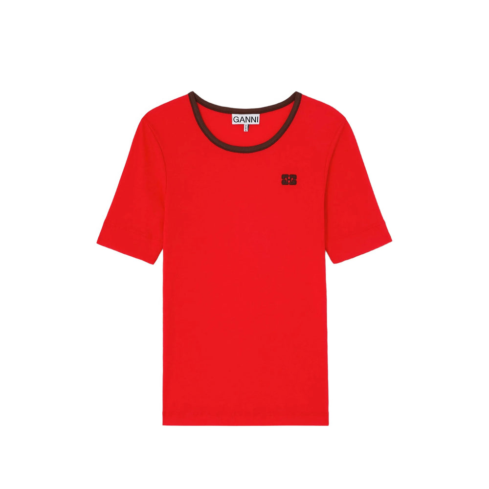 Ganni Red Tops - T-Shirts & Jerseys Women