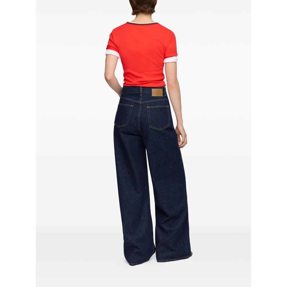 Ganni Red Tops - T-Shirts & Jerseys Women