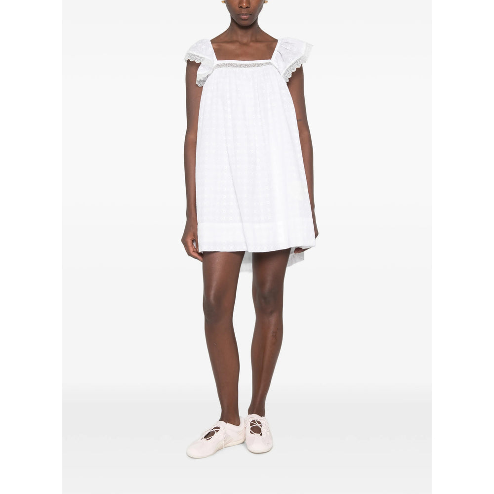 Ganni White Dresses - Day Dresses Women